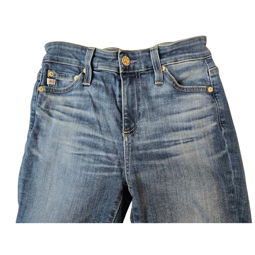 AG Adriano Goldschmied Mari High-Rise Straight Leg Jeans Blue AG-ed Denim 25